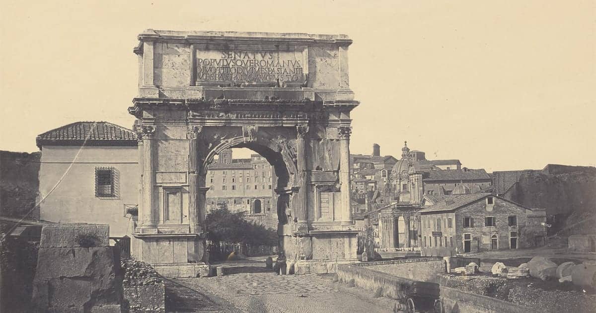Un monumento storico di Roma